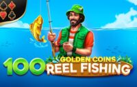 100 Golden Coins Reel Fishing logo