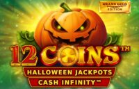 12 Coins Grand Gold Edition Halloween Jackpots logo