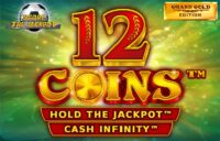 12 Coins Grand Gold Edition Score the Jackpot logo