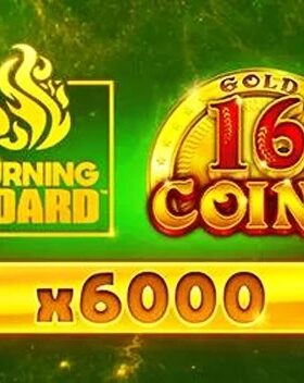16 Coins Gold Burning Board