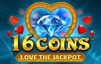 16 Coins x5000 Love the Jackpot logo
