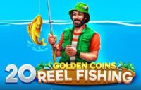 20 Golden Coins — Reel Fishing logo