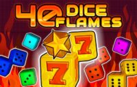 40 Dice Flames logo