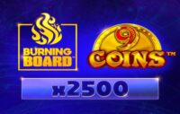 9 Coins Burning Board logo