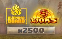 9 Lions Burning Board logo