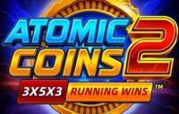 Atomic Coins 2 — RUNNING WINS 3x5x3 logo