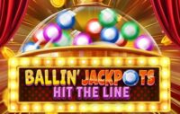 Ballin’ Jackpots — Hit The Line logo