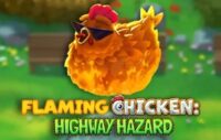 Flaming Chicken — Highway Hazard logo