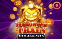 Halloween Train Hold & Win logo