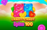 Landy-Candy Spins 100 logo