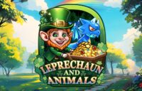 Leprechaun and Animals logo