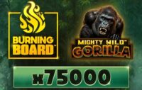 Mighty Wild — Gorilla Burning Board logo