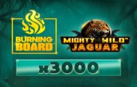 Mighty Wild — Jaguar Burning Board logo