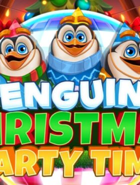 Penguins Christmas Party Time