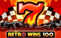 Retro Wins 100 logo