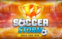 Soccer Storm Hold and Win logo