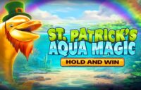 St. Patrick’s Aqua Magic Hold and Win logo