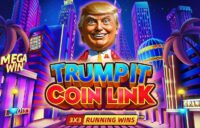 Trump It Coin Link — Running Wins 3X3 logo