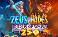 Zeus vs Hades — Gods of War 250 logo